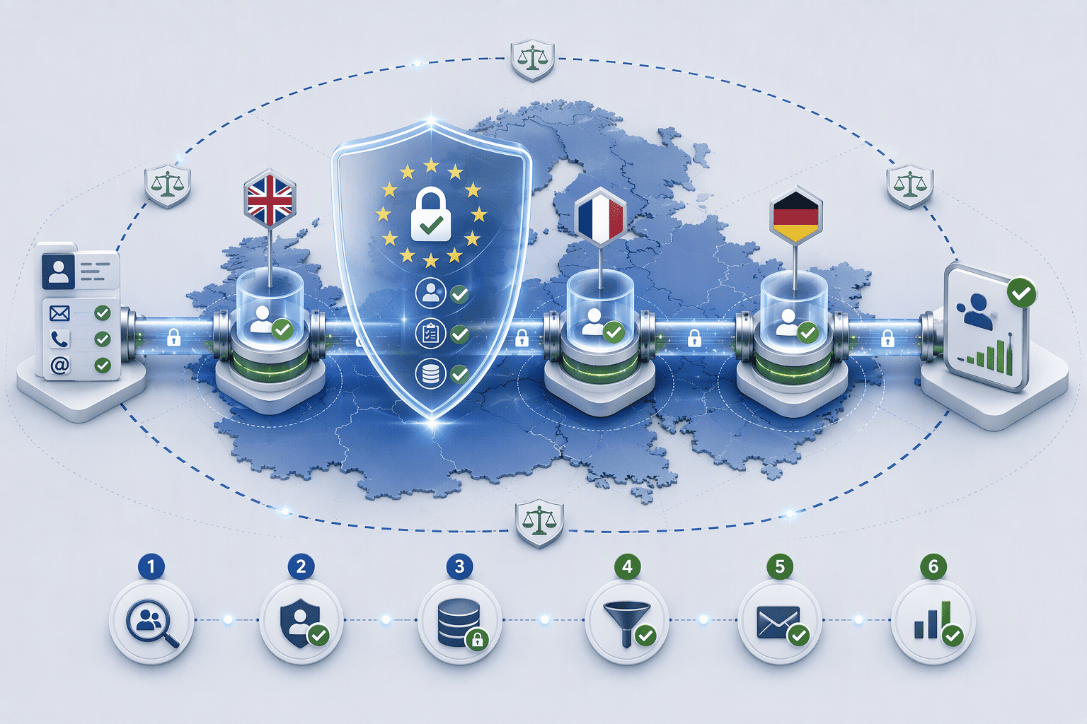 Illustration for 4. Kaspr: The GDPR-compliant choice for European prospecting