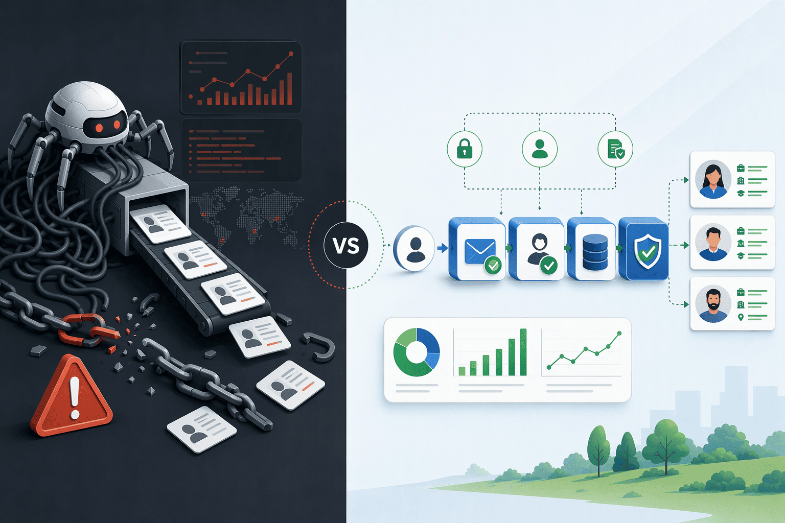 Illustration for 9. Scraping vs. Compliant Enrichment: Navigating India’s DPDP Act 2023 and LinkedIn’s Terms of Service