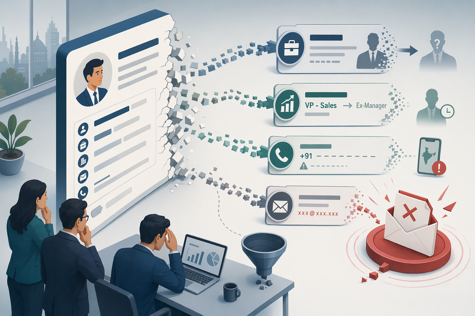 Illustration for: Why Indian B2B Teams Need India-Specific Contact Enrichment