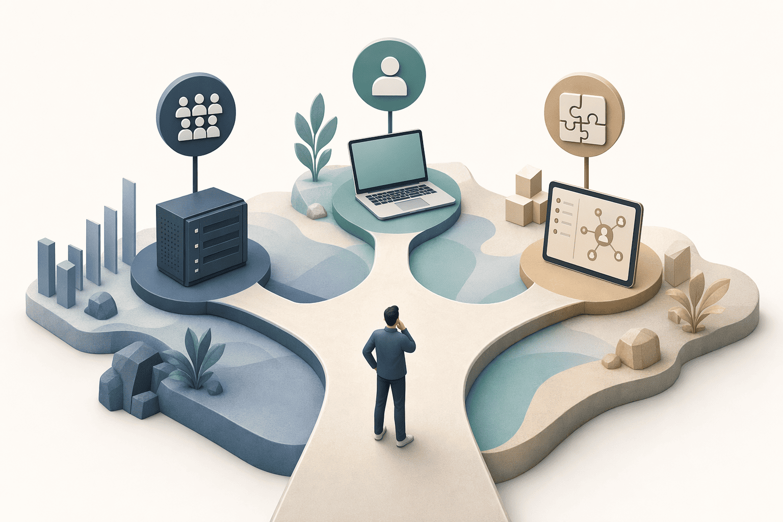 Illustration for: How to pick the right tool for your startup stage and budget