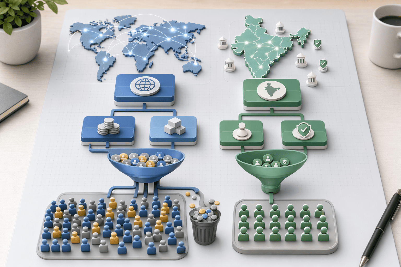 Illustration for: Choosing the Right Platform for Your Indian B2B Prospecting