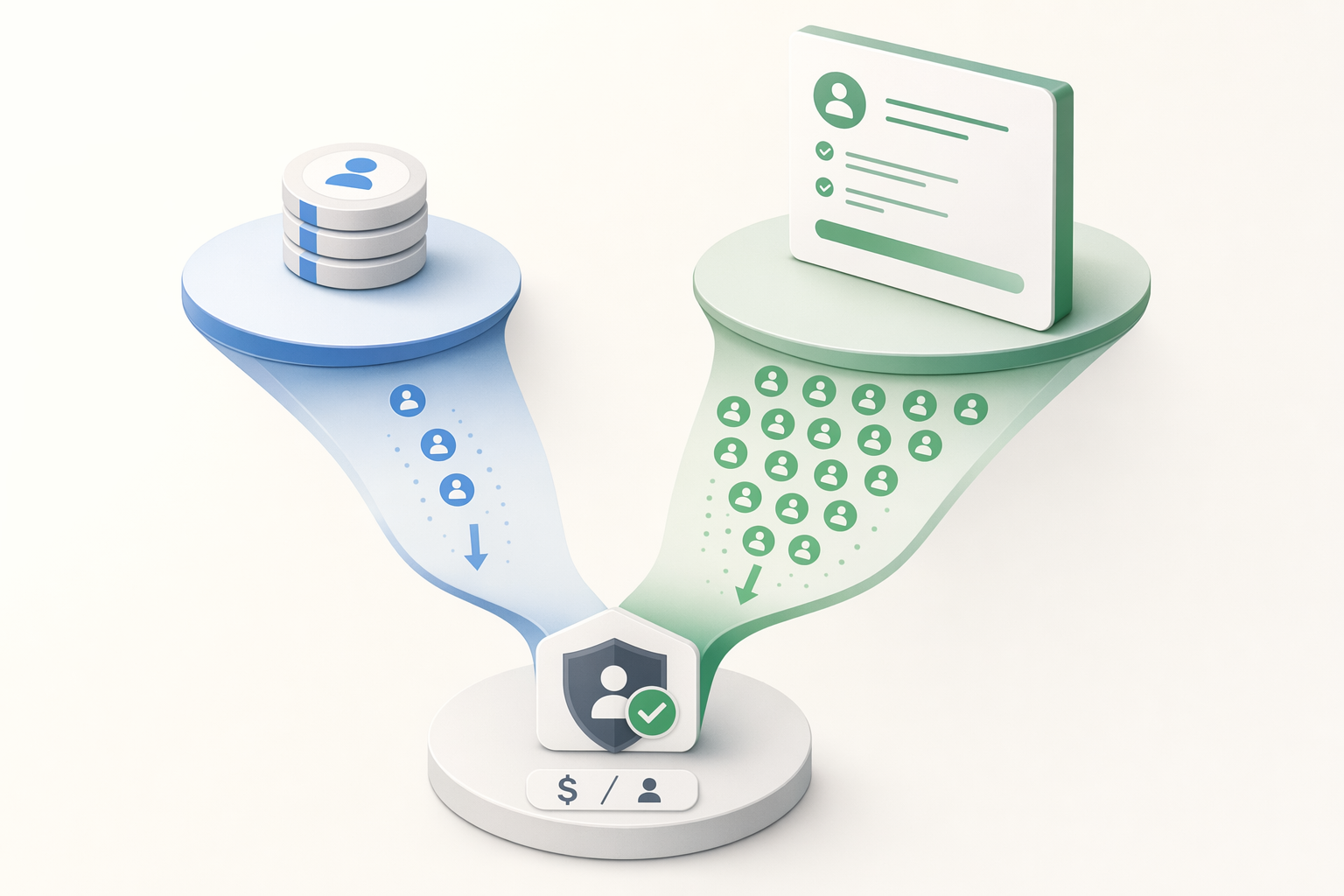 Illustration for: Cost-Per-Verified-Contact Analysis: Pay-Per-Use vs. Enterprise Subscriptions