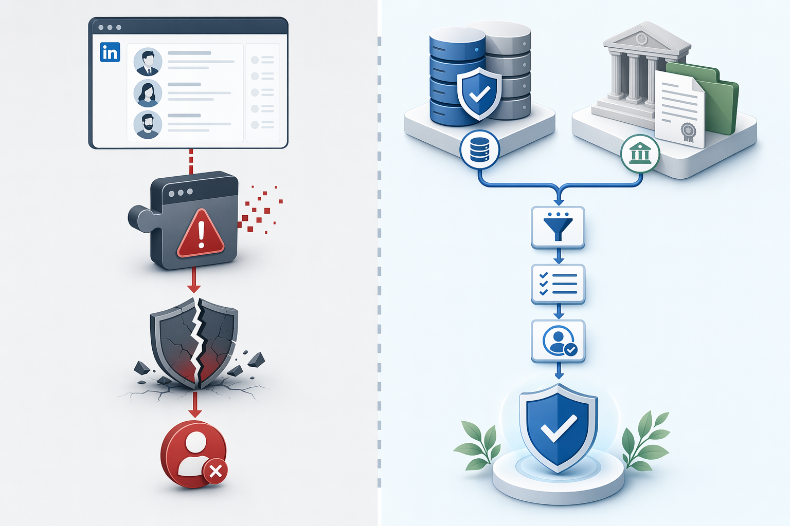 Illustration for: Compliance and Data Source Transparency: LinkedIn Scraping Risks