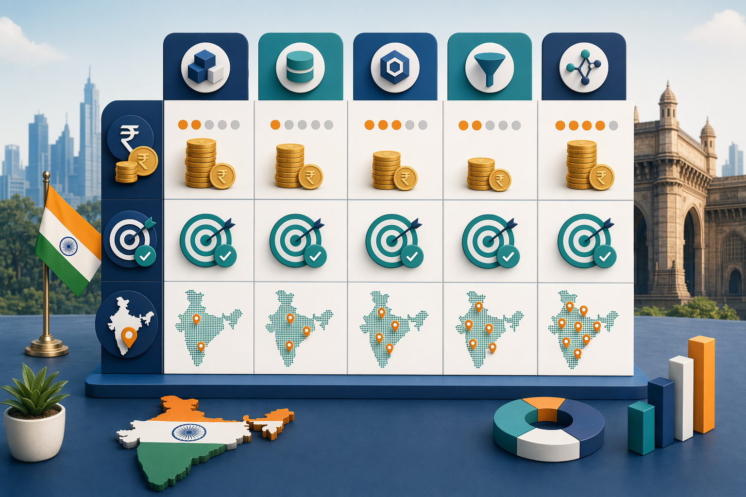Illustration for: 5 Affordable Contact Enrichment Tools Compared: Pricing, Accuracy & India Covera
