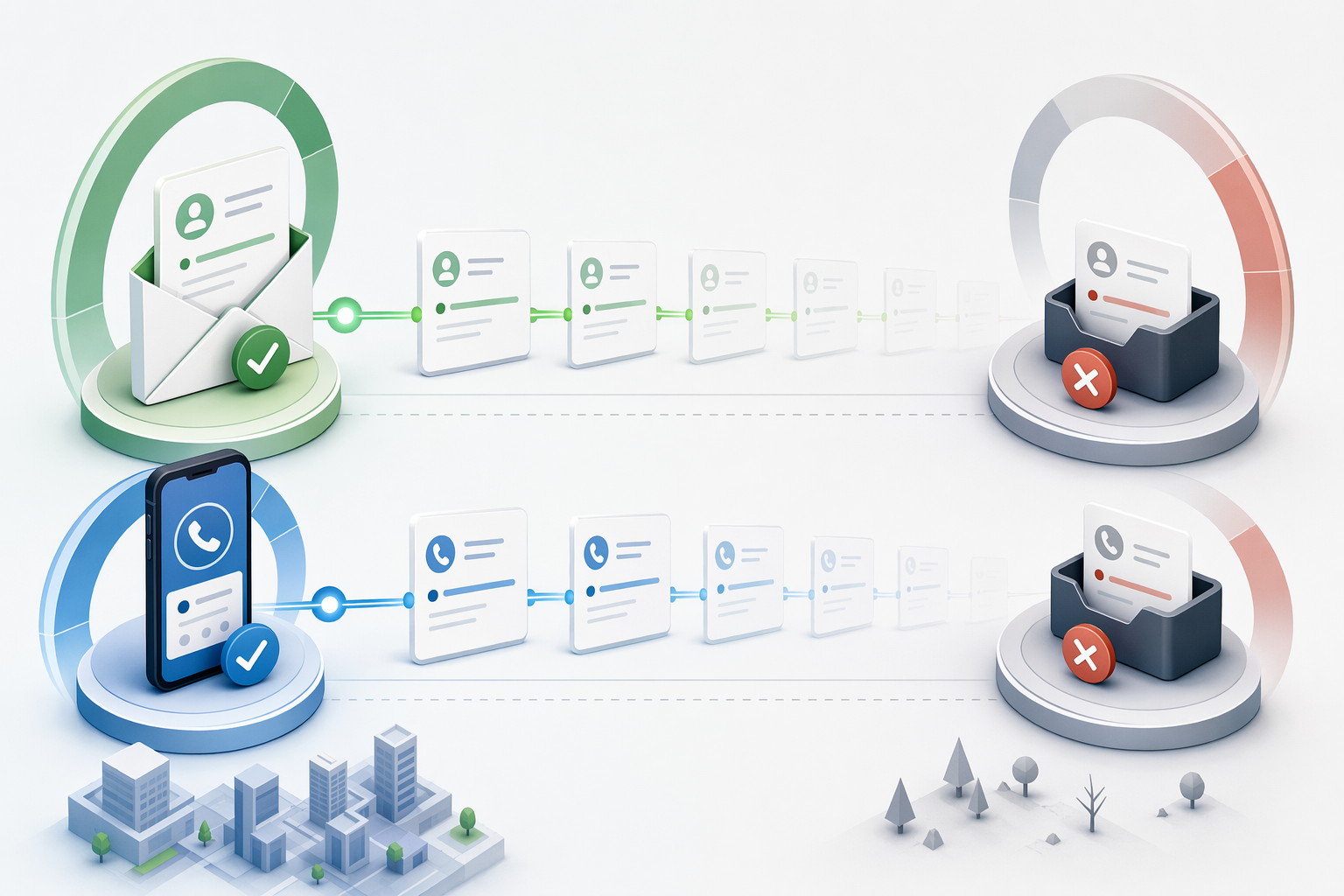 Illustration for: What 'Accuracy' Actually Means in Contact Discovery (And Why Advertised Rates Mi