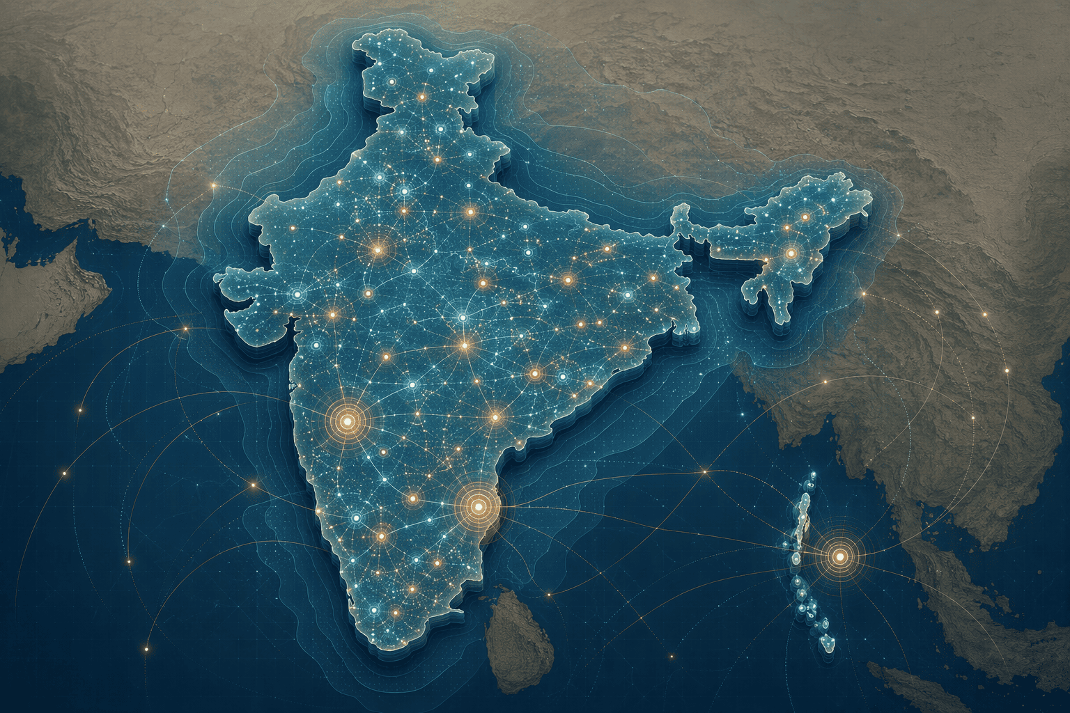 Illustration for Uncovering India's Hidden Economy: Hyperlocal Depth from Andaman to MSME Clusters