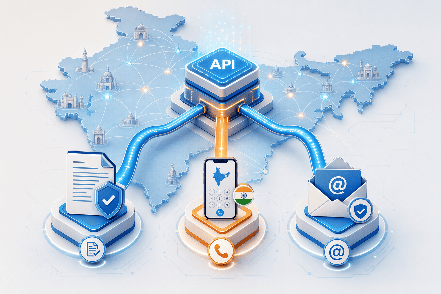 Illustration for: PeakAi, India-Optimized Verification with Pay-Per-Contact Pricing