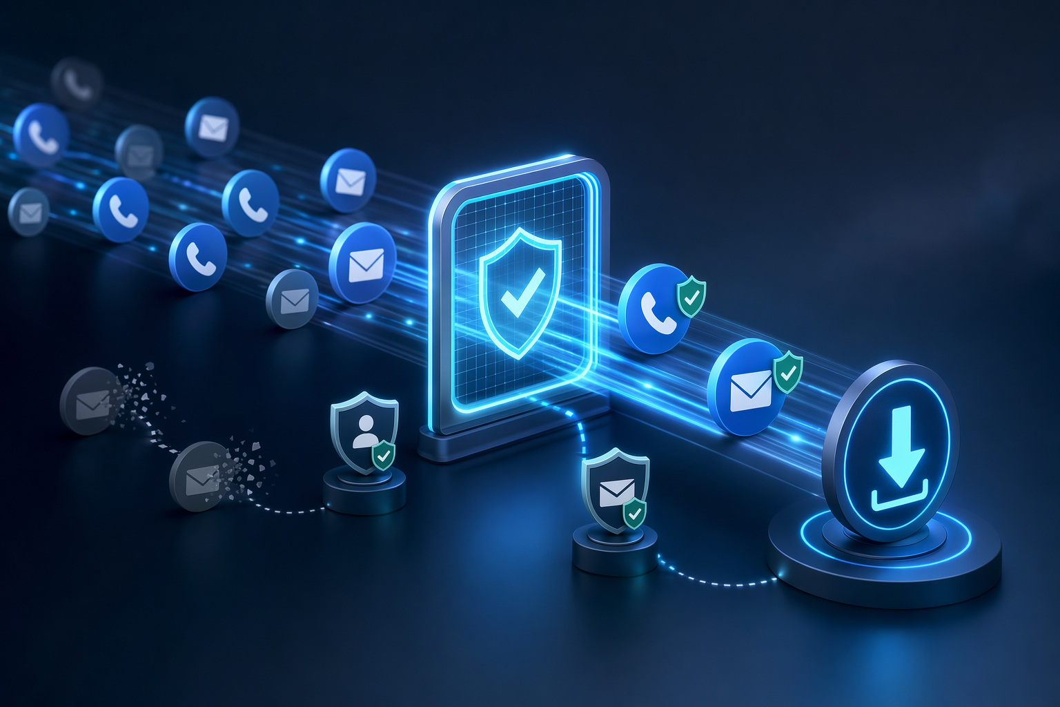 Illustration for: Why Phone & Email Verification Before Download Matters for Compliance