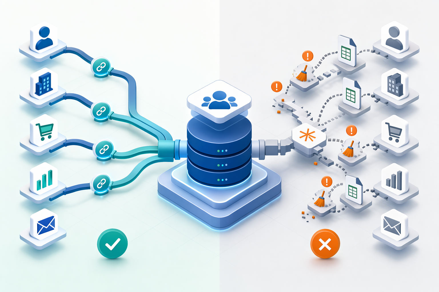 Illustration for: CRM Integration Depth: When Native Sync Beats CSV Exports
