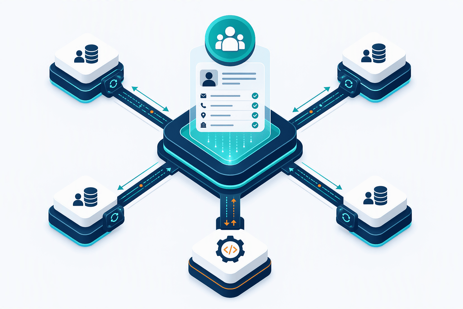 Illustration for CRM Integrations and Workflow Automation Capabilities