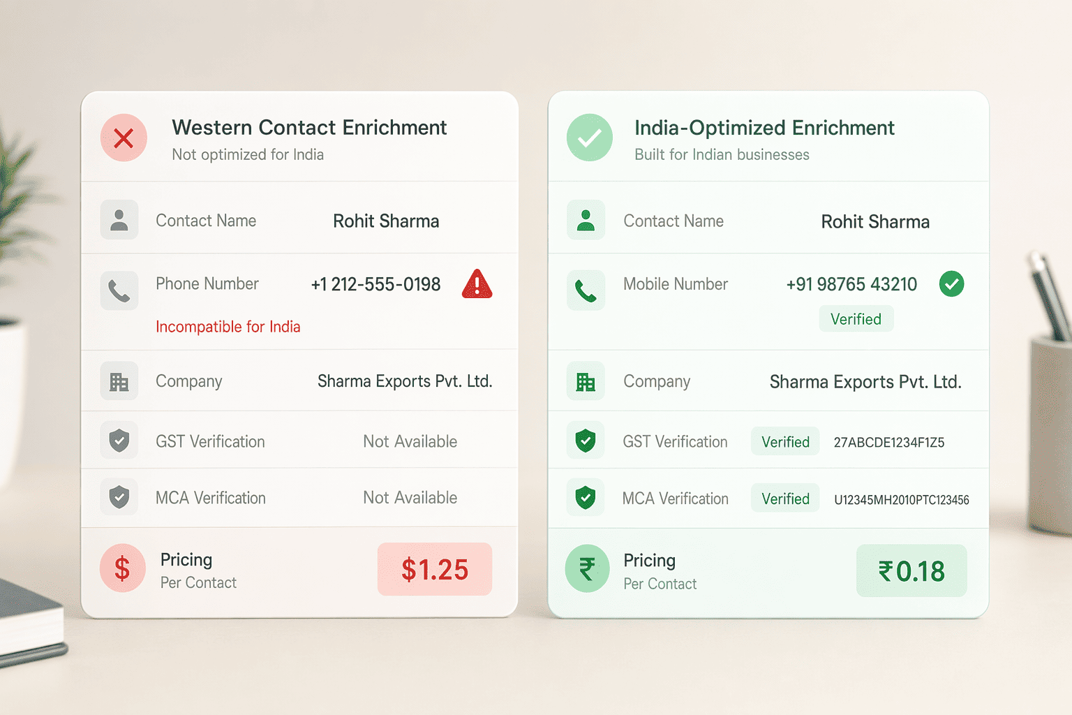 Illustration for: Why India-Optimized Contact Enrichment Tools Matter for B2B Sales