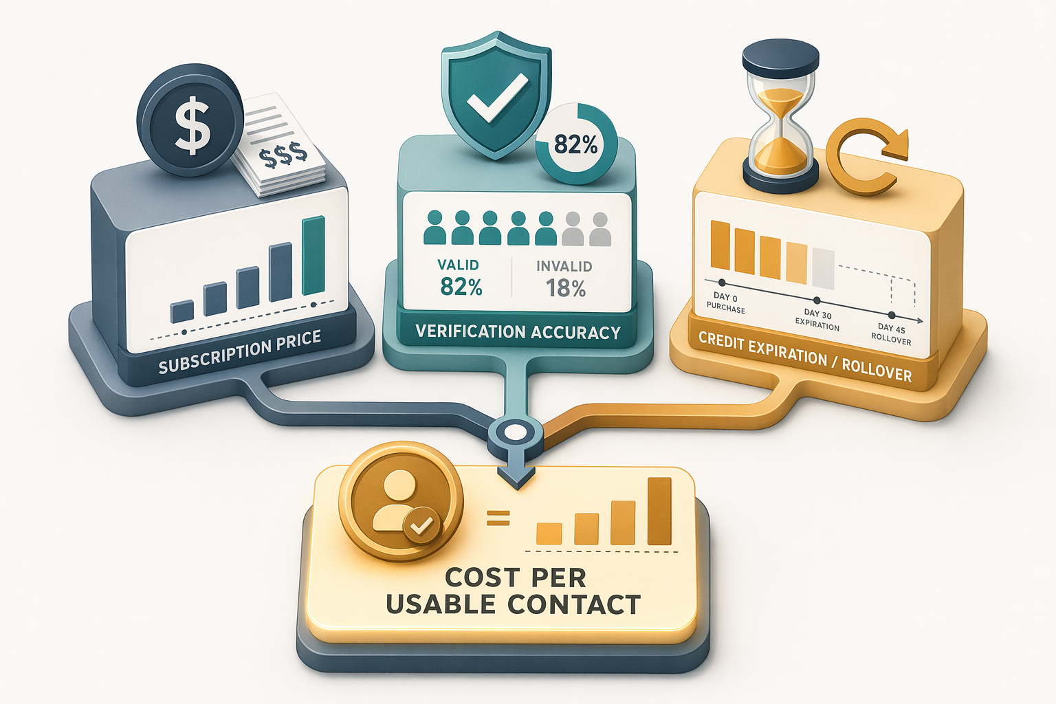 Illustration for: What 'Affordable' Actually Means for Startup Contact Discovery