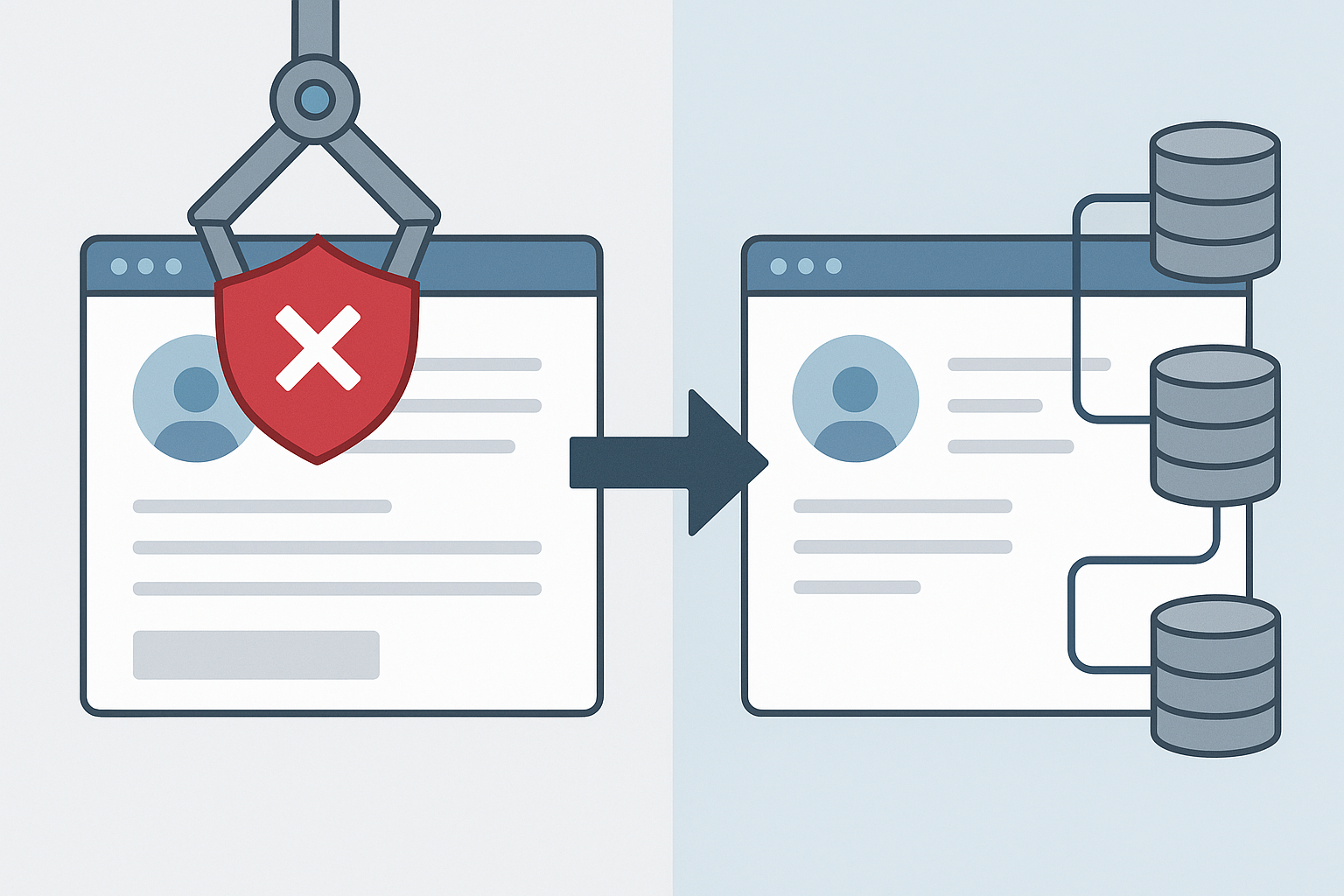 Illustration for: What Makes a LinkedIn Contact Finder Compliant vs. Risky?