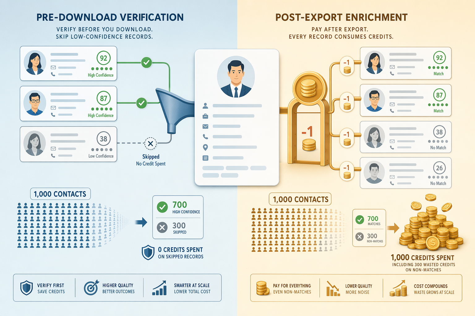 Illustration for: Why Verification Timing Matters: Pre-Download vs Post-Export