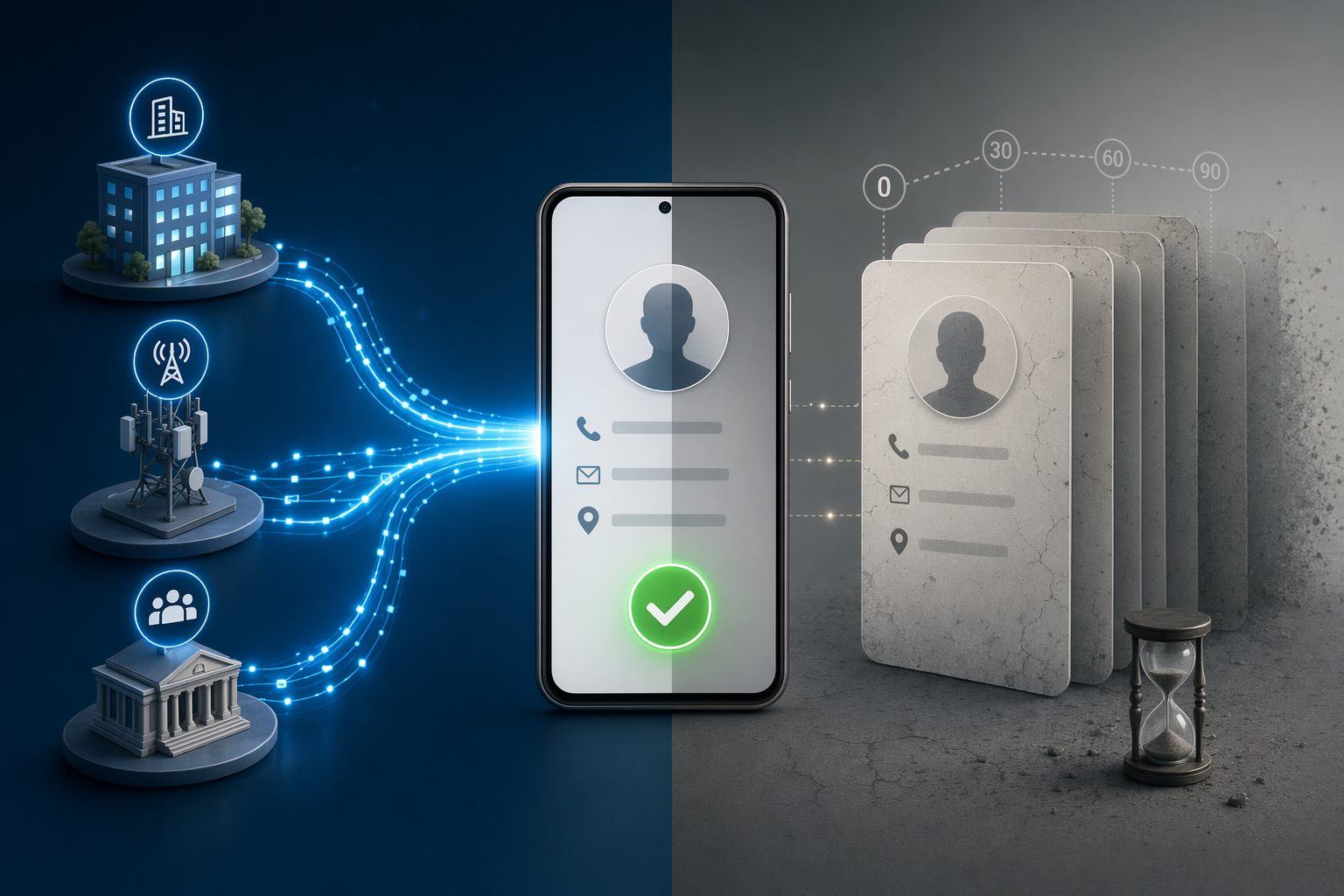 Illustration for: Phone Verification Methodology: Real-Time vs. Static Database Approaches