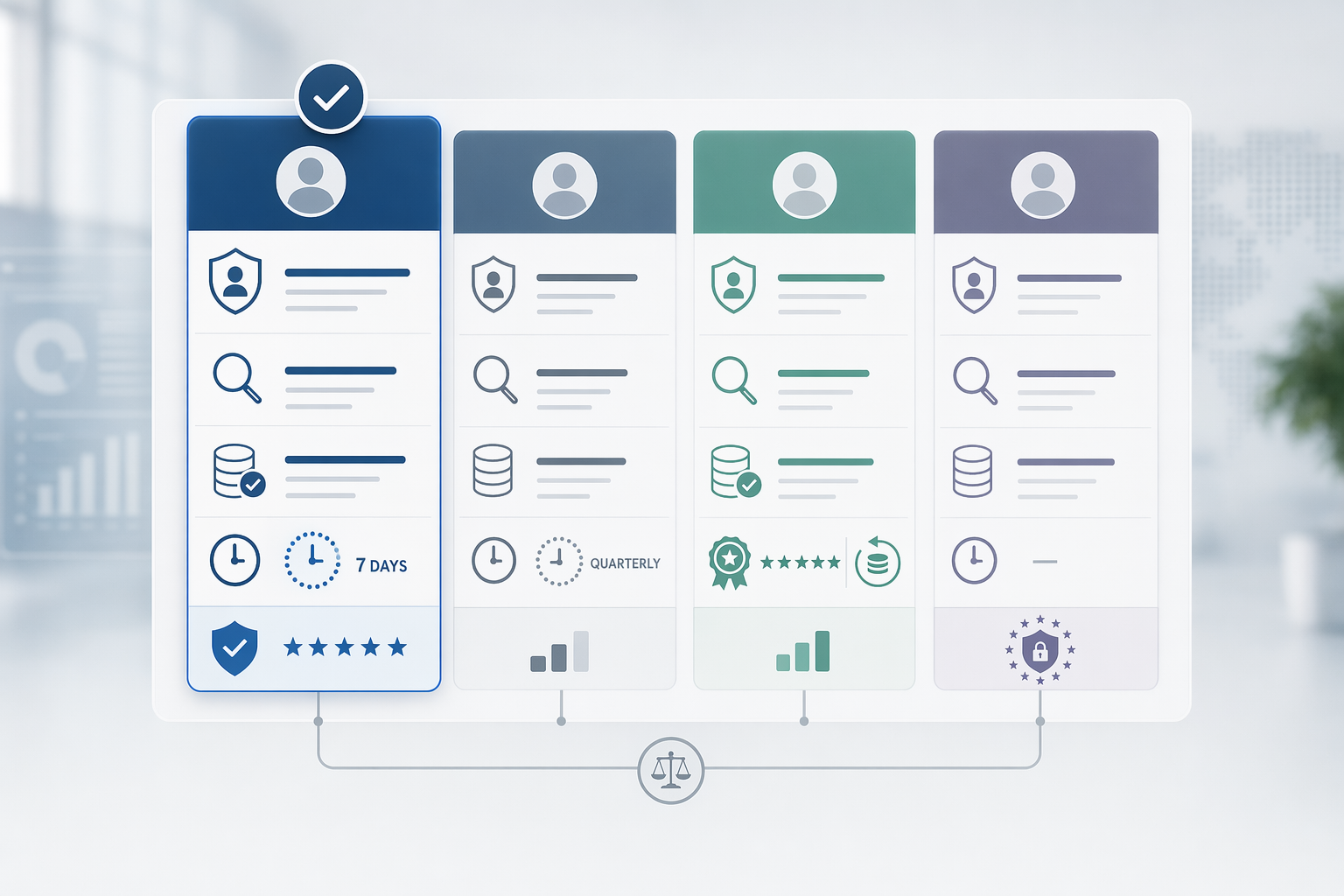 Illustration for: Platform Comparison: Disclosed Verification Methods & Refresh Cycles