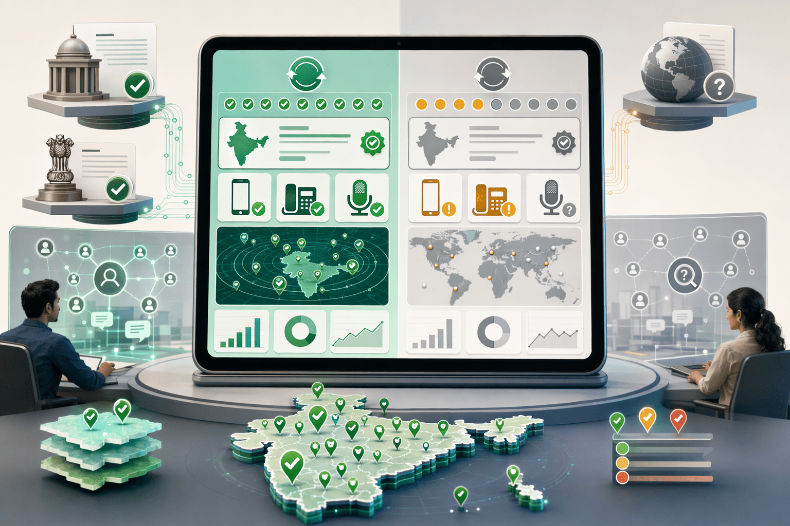 Illustration for: Sales Intelligence Tools Compared: India-Specific Accuracy Benchmarks