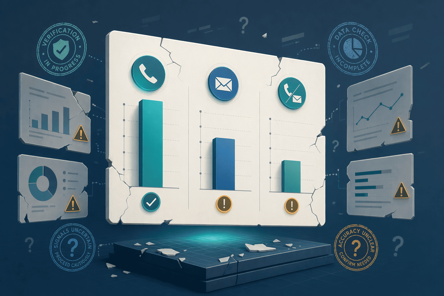 Illustration for: Why Advertised Accuracy Rates Mislead in Indian B2B Markets