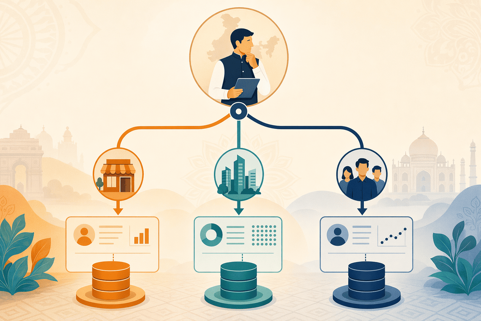 Illustration for: How to Choose the Right Platform for Your India Prospecting Needs