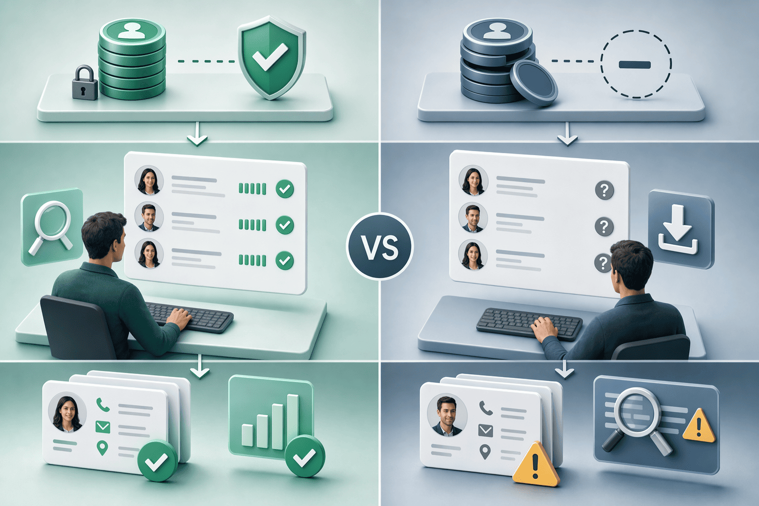 Illustration for: 8 LinkedIn Contact Discovery Platforms Compared by Verification Workflow