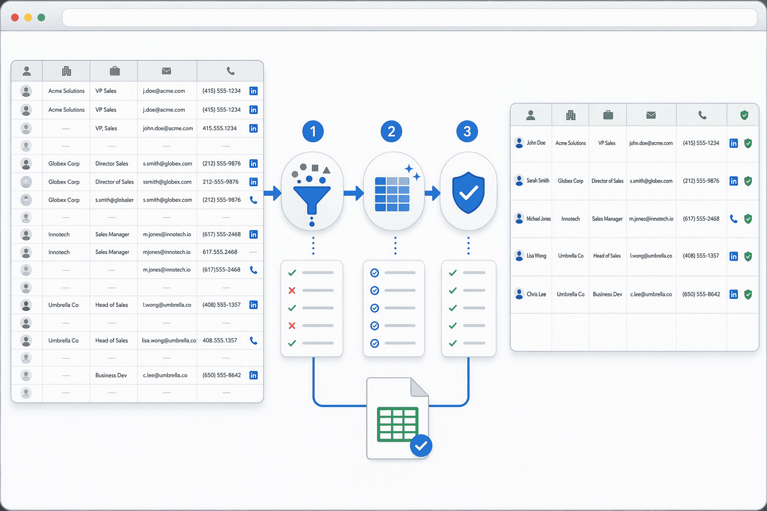 Illustration for 5. Evaboot: The Lean, Focused Tool for Clean LinkedIn CSV Exports