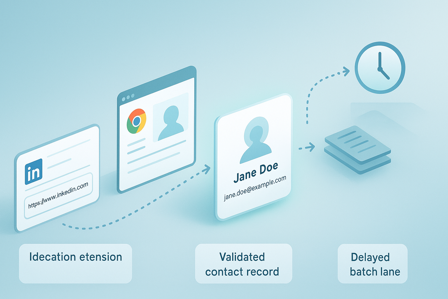 Illustration for: What Real-Time LinkedIn Enrichment Actually Means in 2026