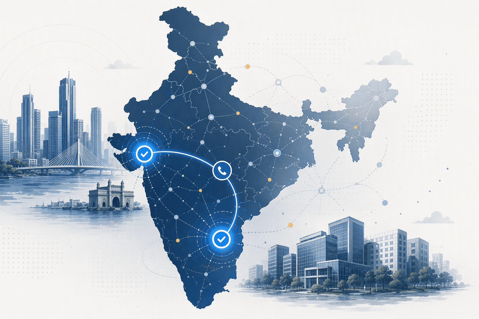 Illustration for 5. Cognism: Phone-verified mobile data with D&B integration, yet limited coverage in tier-2/3 Indian cities