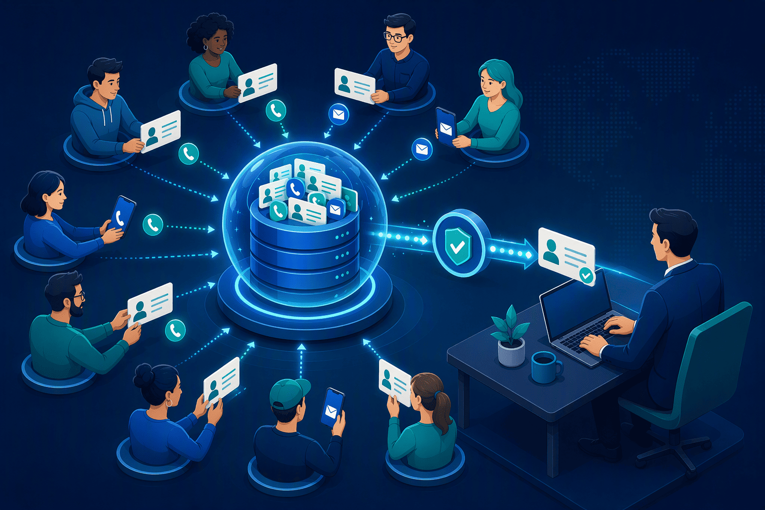 Illustration for 3. Lusha, Crowdsourced Community Data with Speed-First GTM Intelligence
