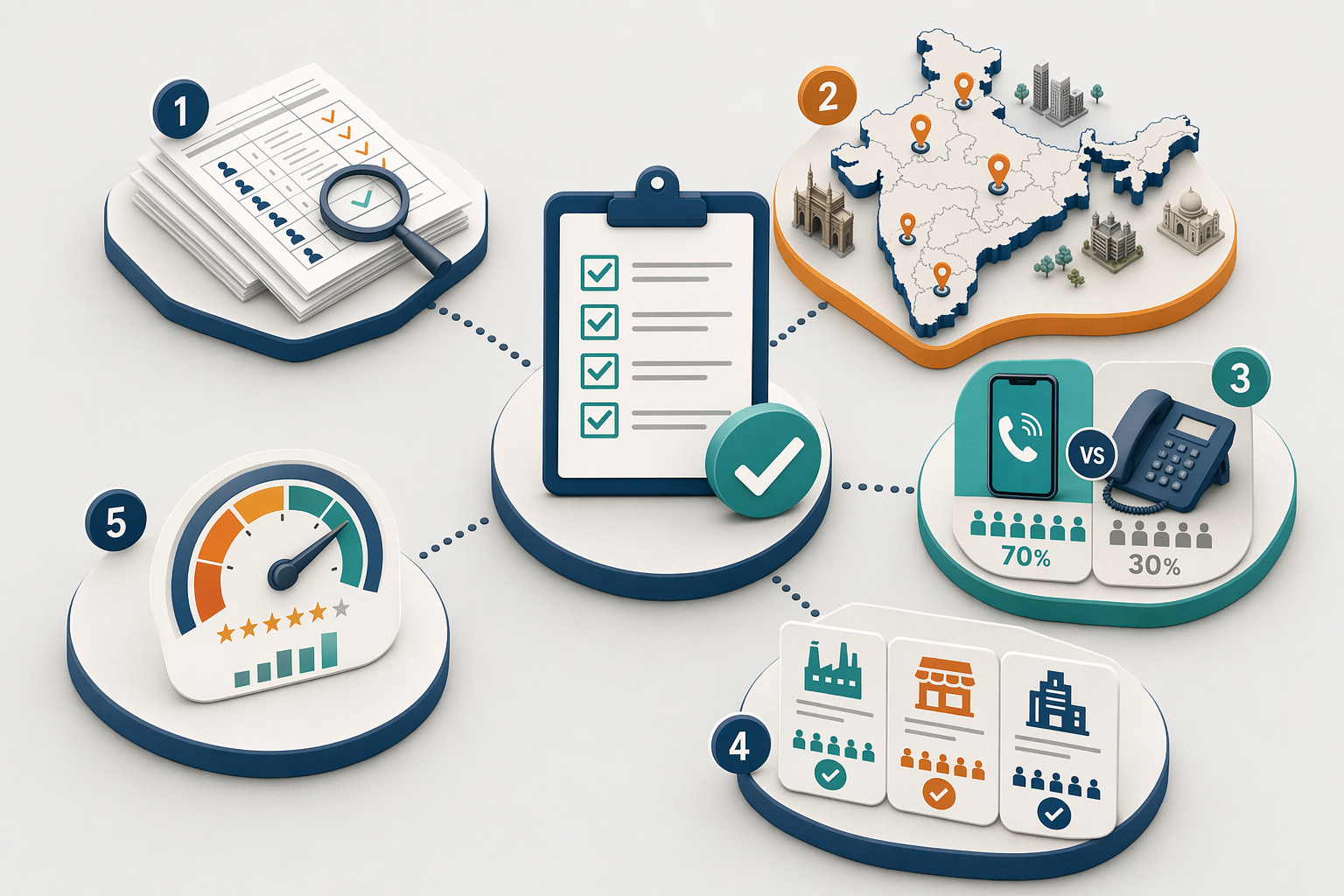 Illustration for: How to Evaluate Contact Accuracy Claims for Indian Business Data