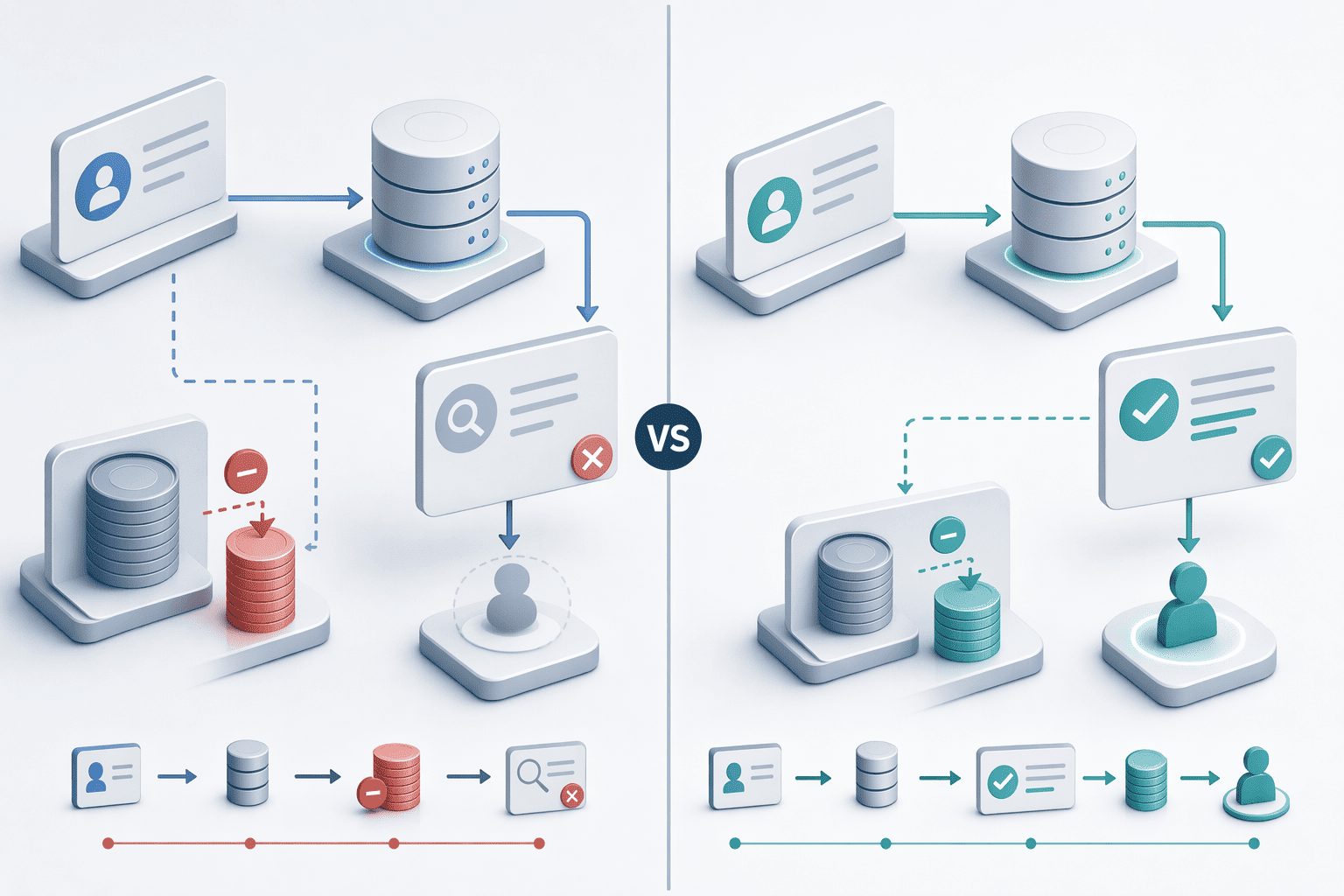 Illustration for: Verification Timing Models: Credit-on-Attempt vs. Credit-on-Success