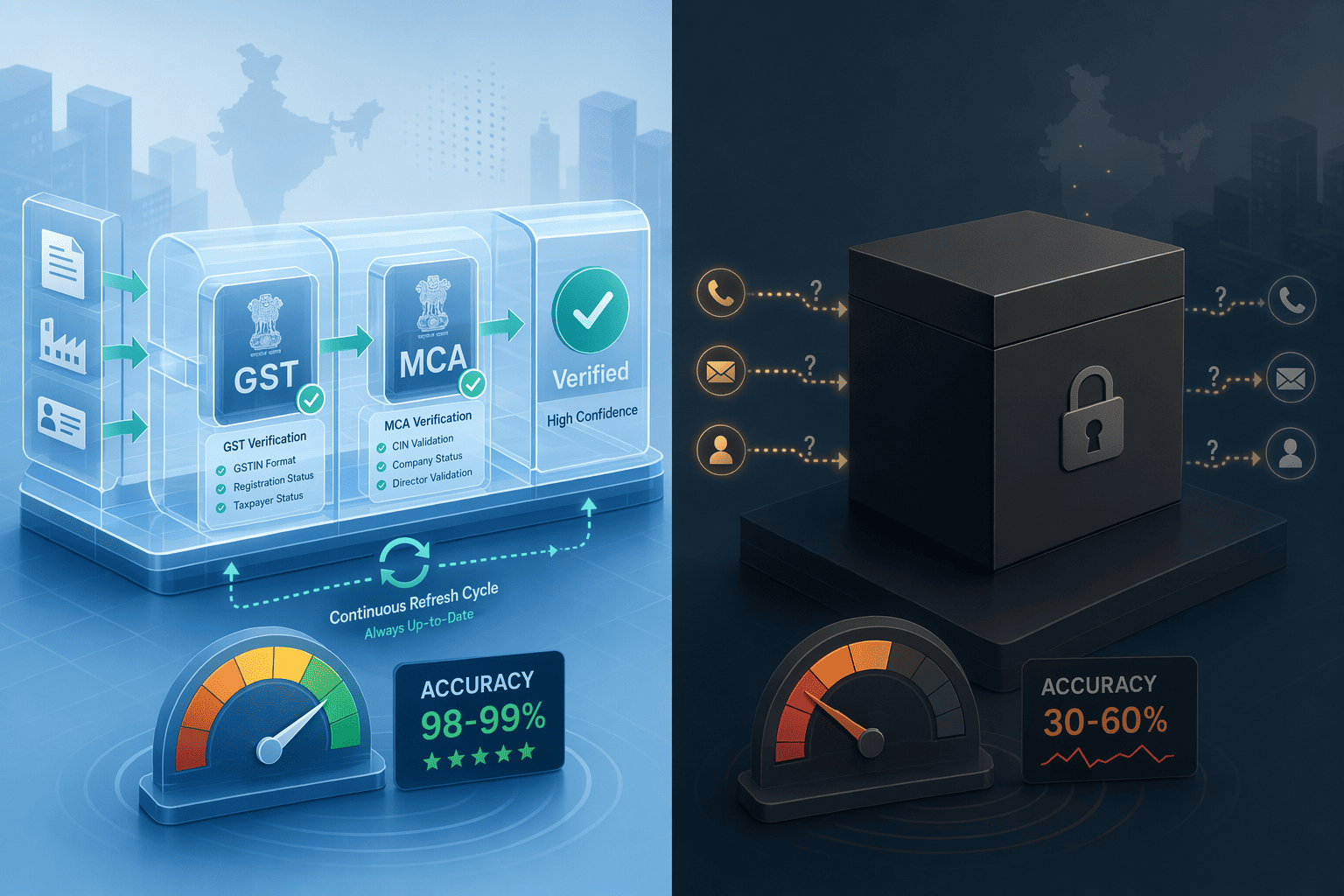 Illustration for: Comparing Disclosed vs. Undisclosed Verification Methods