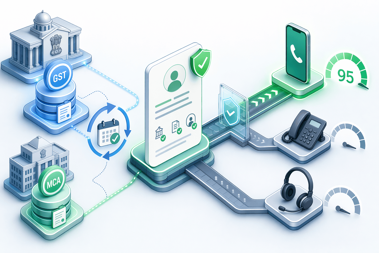 Illustration for: 1. PeakAi — India-First Verification with 91% Mobile Accuracy Guarantee