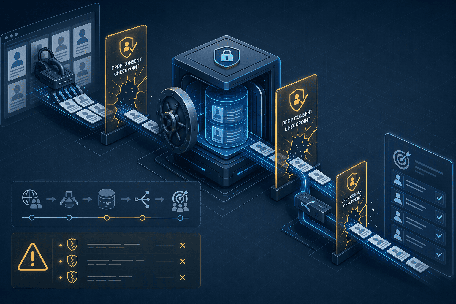 Illustration for 6. Wiza, The Legacy LinkedIn Scraper Navigating a Post-DPDP Compliance Minefield