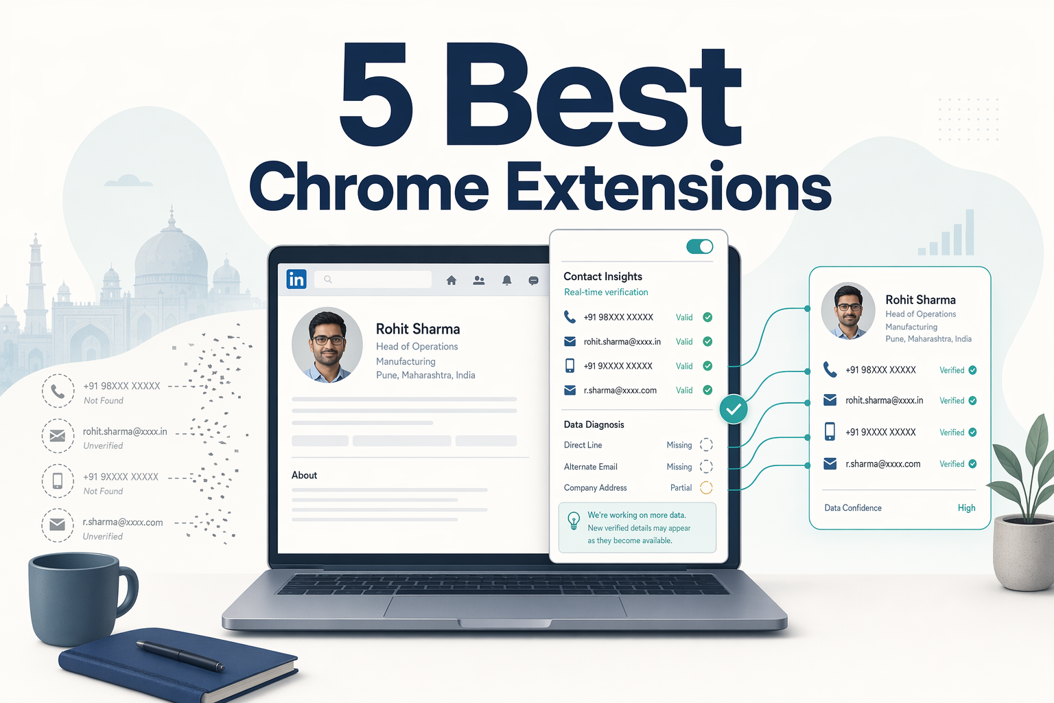 5 Best Chrome Extensions for Verified Contacts in India