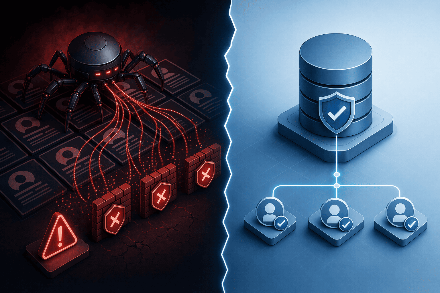 Illustration for: LinkedIn Terms of Service Compliance: Scraping vs. Database Lookup