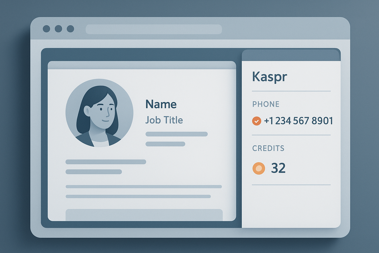 Illustration for: Kaspr, Best for LinkedIn Sales Navigator Users Needing Phone Numbers