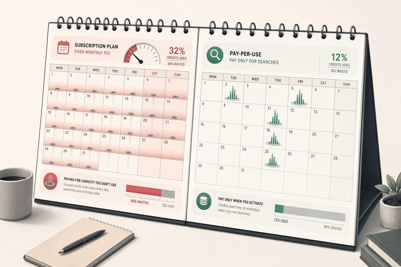 Illustration for: Pay-per-use vs subscription: the real cost difference for startups