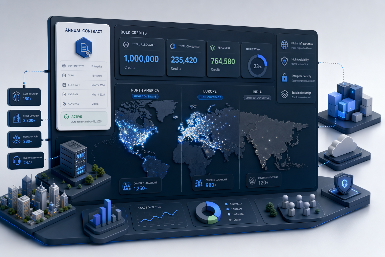 Illustration for: ZoomInfo: Enterprise Breadth, Limited India Mobile Coverage