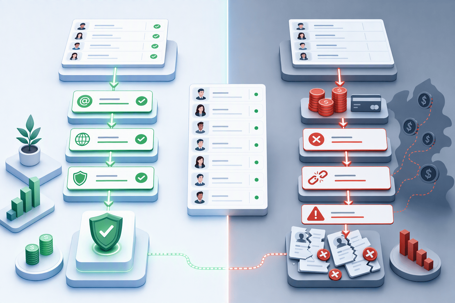 Illustration for: Why Verification Timing Matters: Pre-Download vs Post-Export