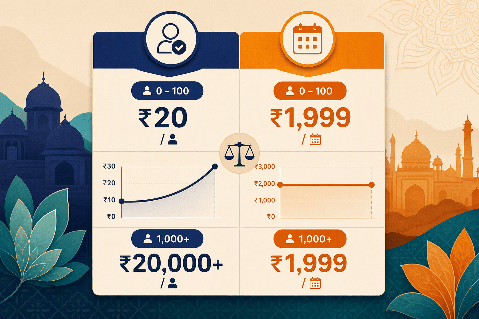 Illustration for Pricing Models Decoded: Pay-Per-Verified-Contact vs. Subscriptions for Indian Volumes