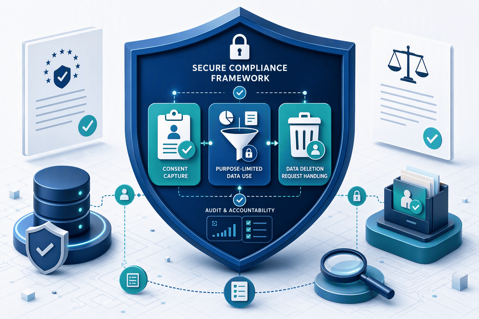 Illustration for 3. Lusha: The Enterprise-Grade Compliance Framework for GDPR & DPDP