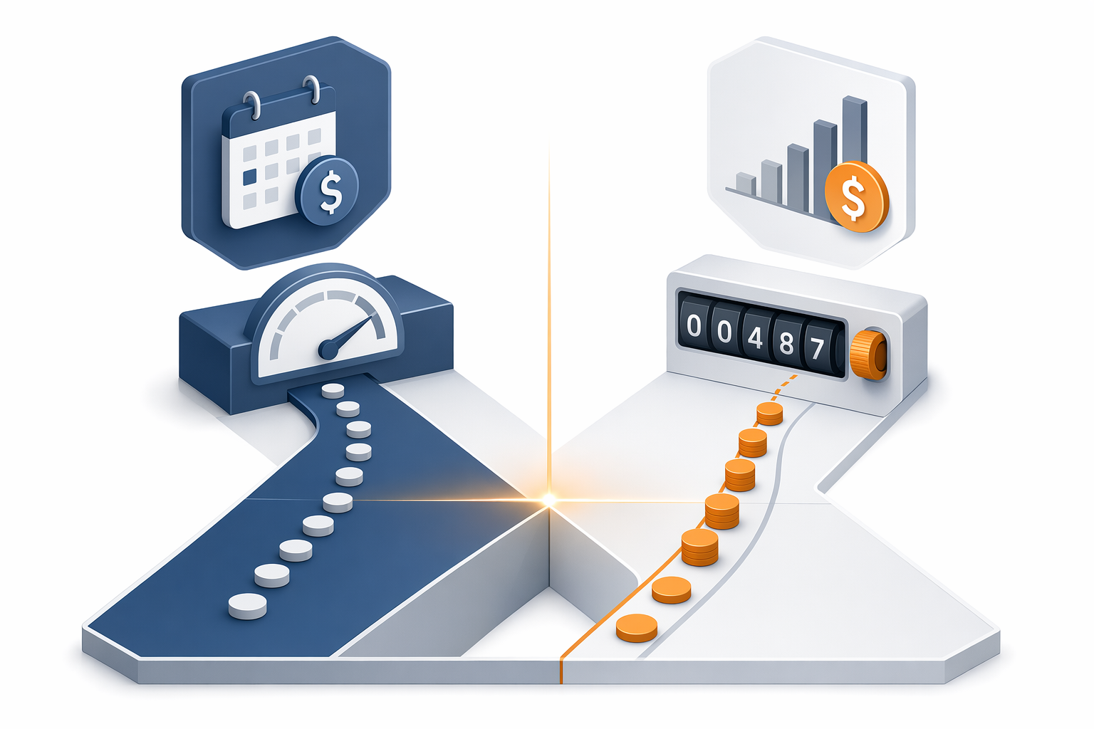 Illustration for: Step 2: Choose Between Subscription and Pay-Per-Use Pricing