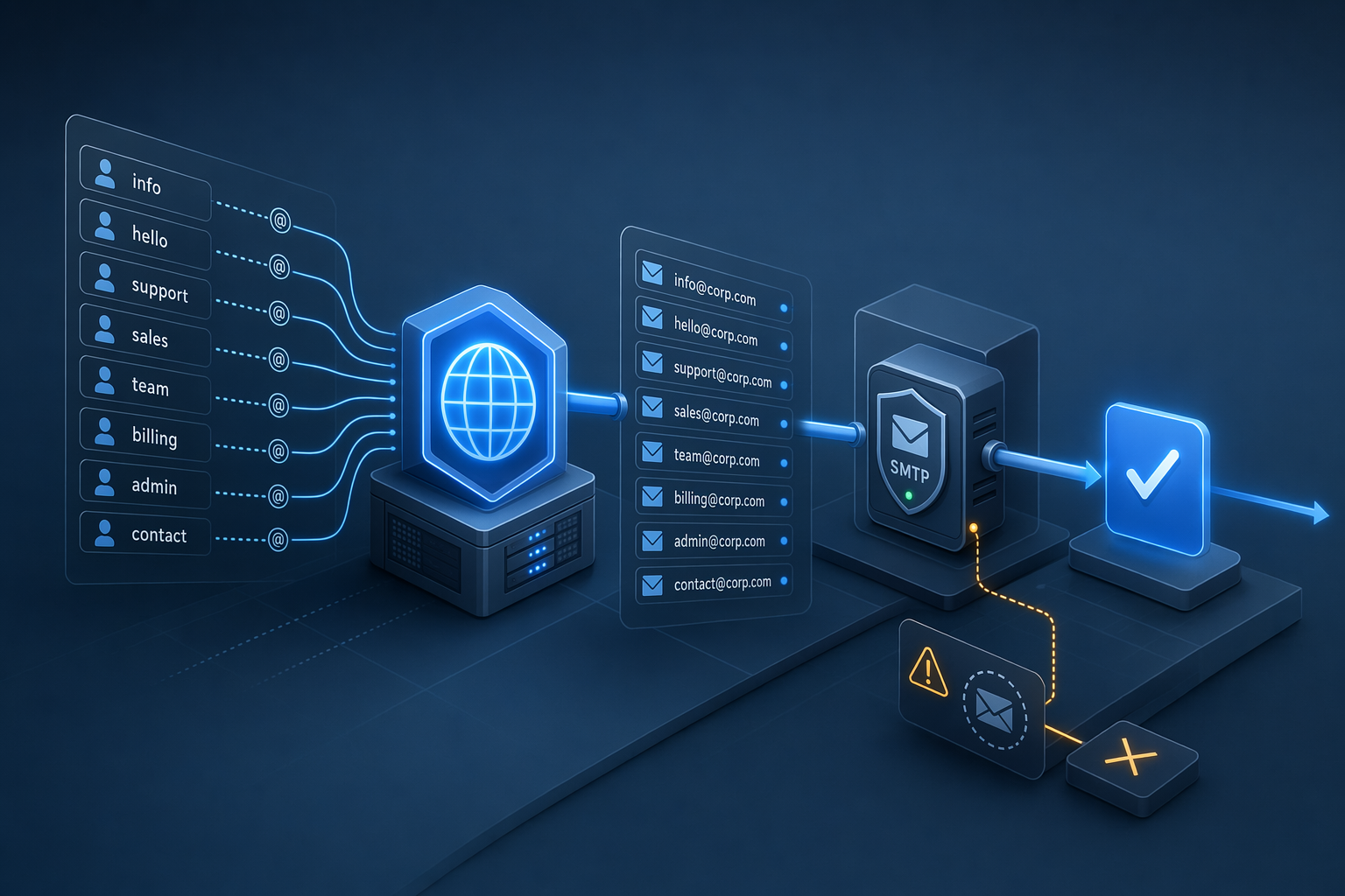 Illustration for: Hunter.io: Email Verification With Pattern Matching