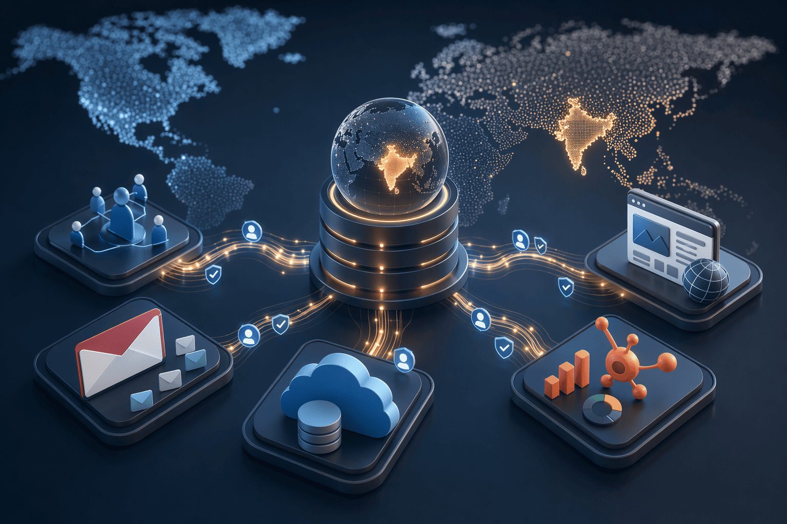 Illustration for: Apollo.io: Global Database with Variable India Coverage