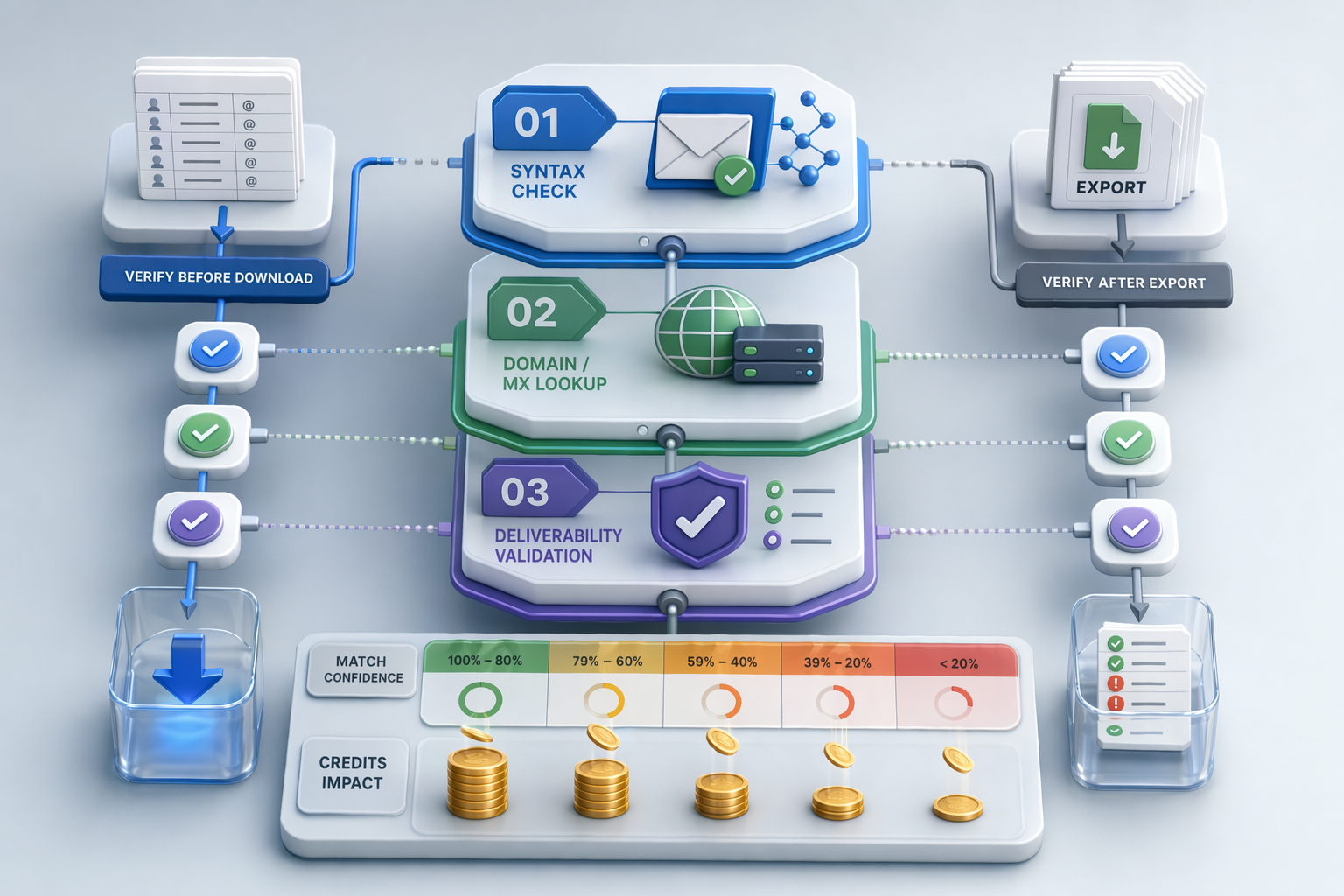 Illustration for: Comparison Table: Verification Timing, Accuracy, and Pricing