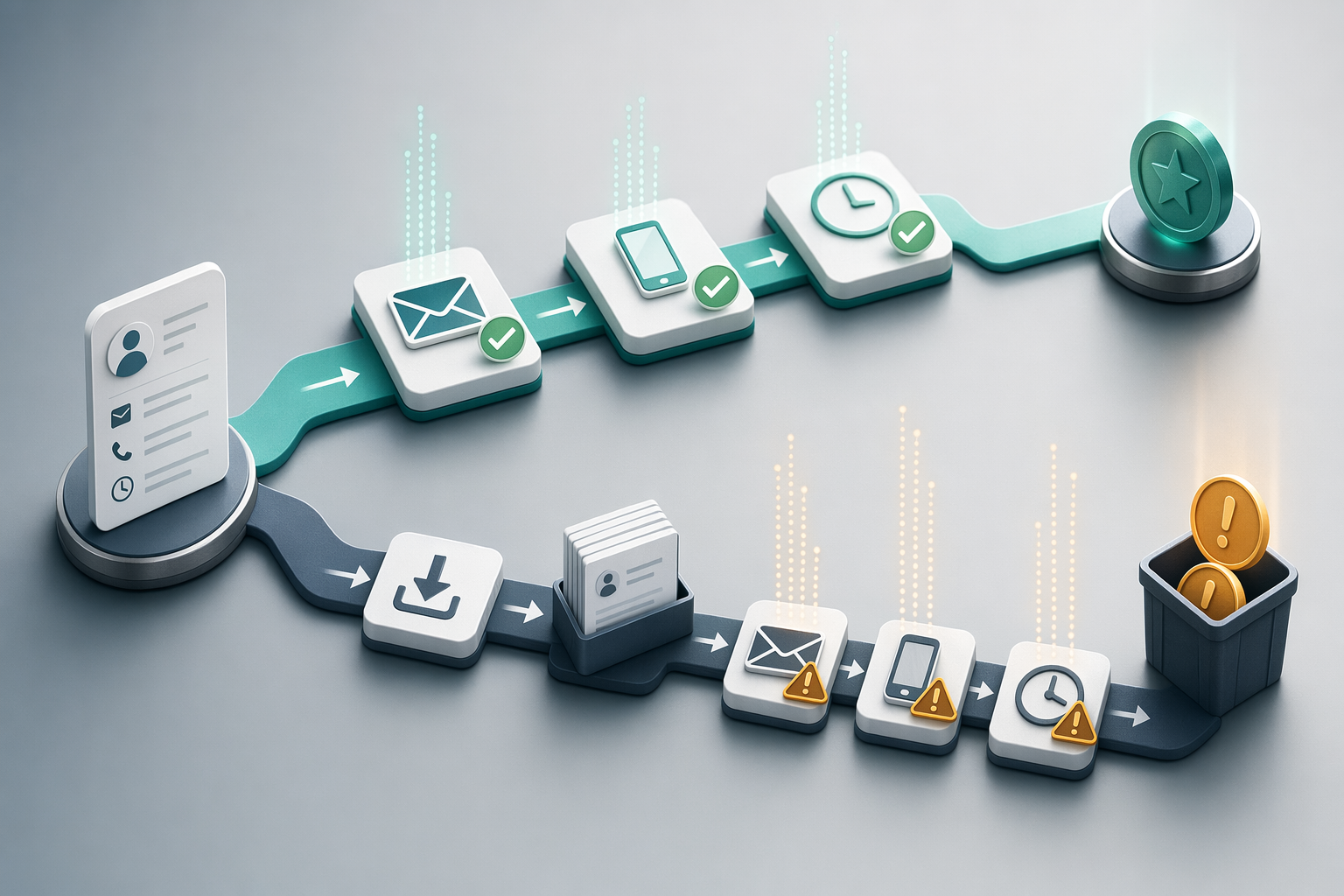 Illustration for: Real-Time Verification Workflow: Pre-Download vs. Post-Export