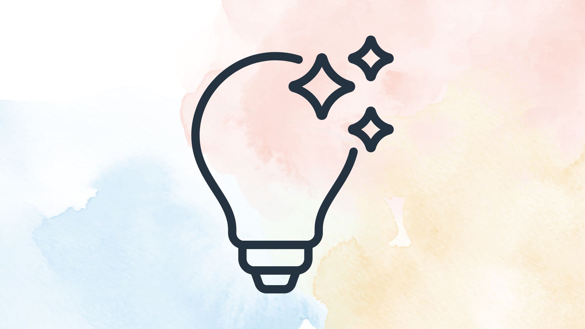 symbolic image of a lightbulb with stars (representing AI)