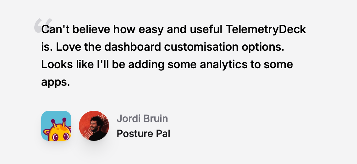 Testimonial by the developer of Posture Pal: Jordi Bruin