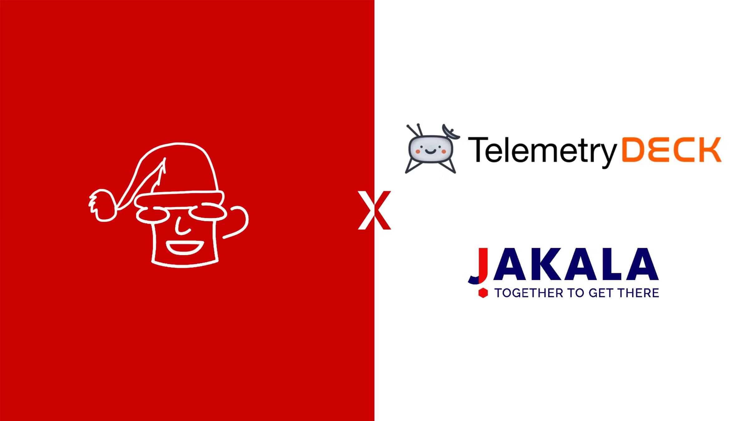 CocoaHeads, TelemetryDeck and Jakala logos