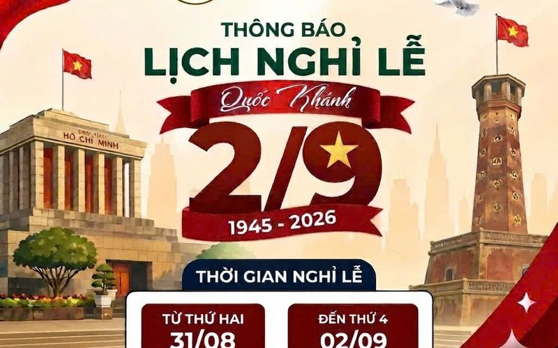 Chào Mừng Quốc Khánh 02/09/2026